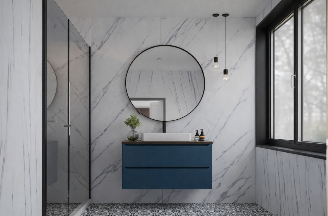 Marble wall panel