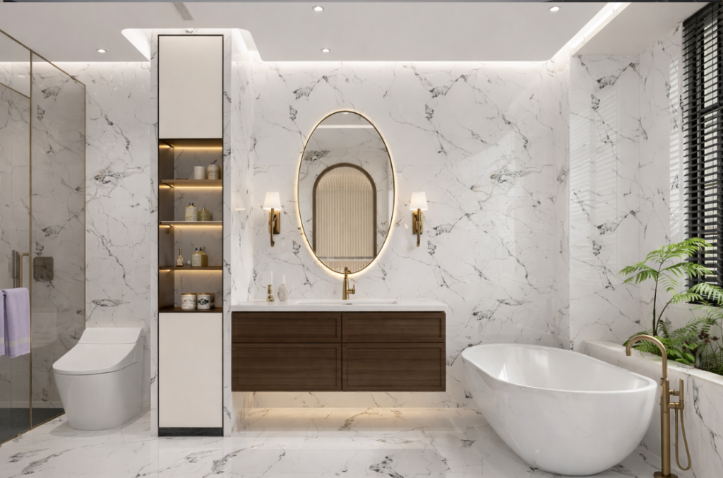 marble feature wall malaysia modern design